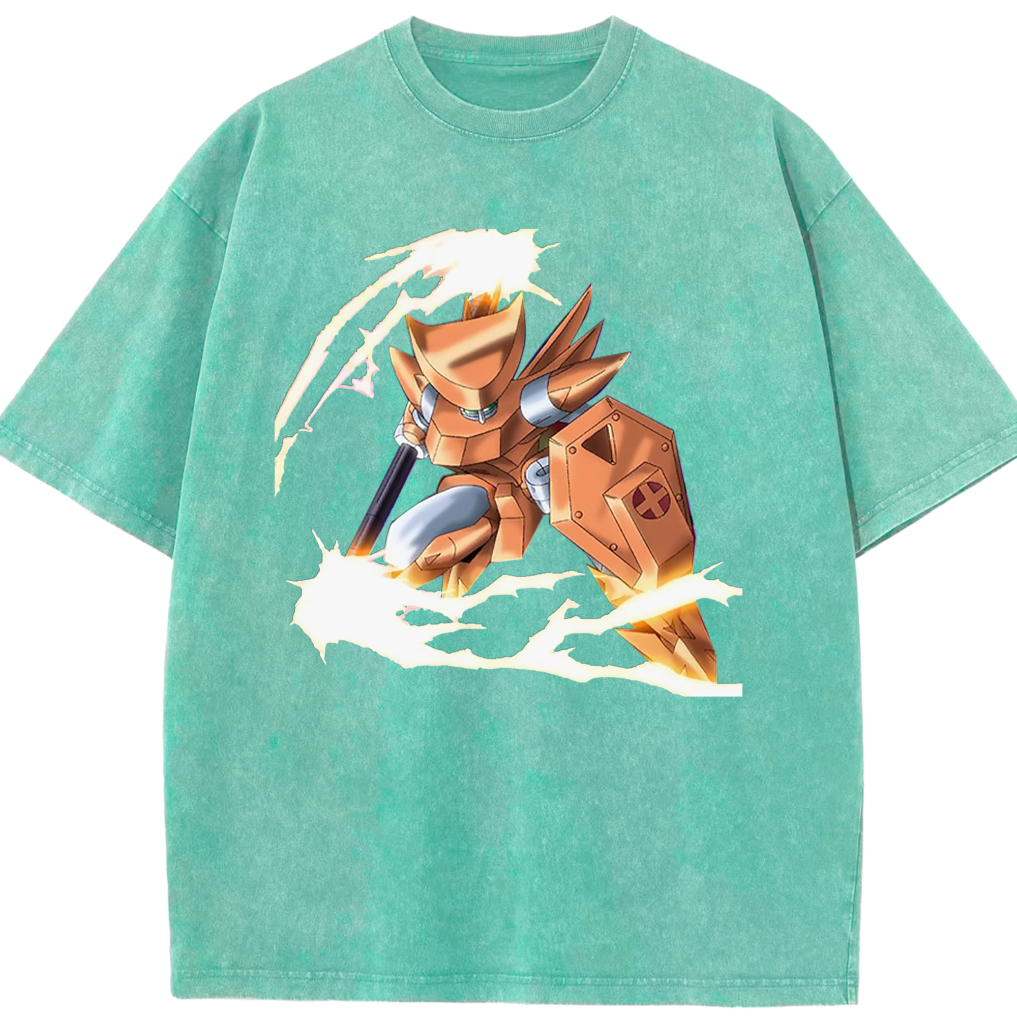 （画像用） 遊☆戯☆王 Yu-Gi-Oh! 綿100% ヴィンテージ風 半袖Tシャツ（フロントプリント）